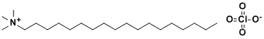 Molecular Structure of 36087-10-2 (1-Octadecanaminium, N,N,N-trimethyl-, perchlorate)